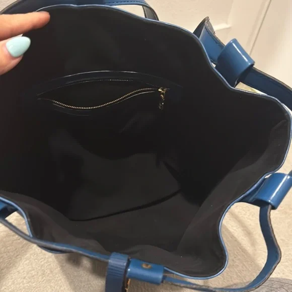 Louis Vuitton blue Epi randonnee bag - Picture 6 of 9